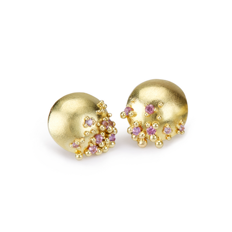 Adorn Pink Sapphire Earrings