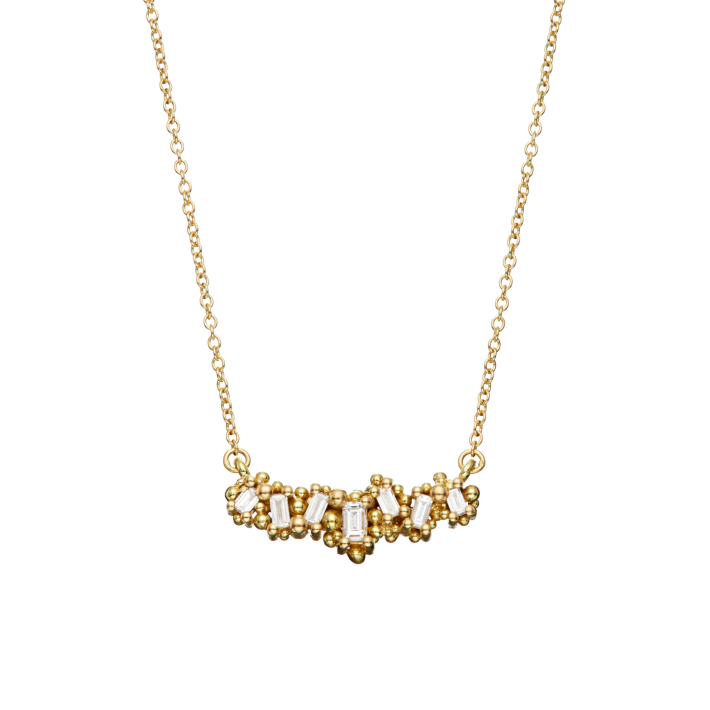Baguette Diamond Necklace