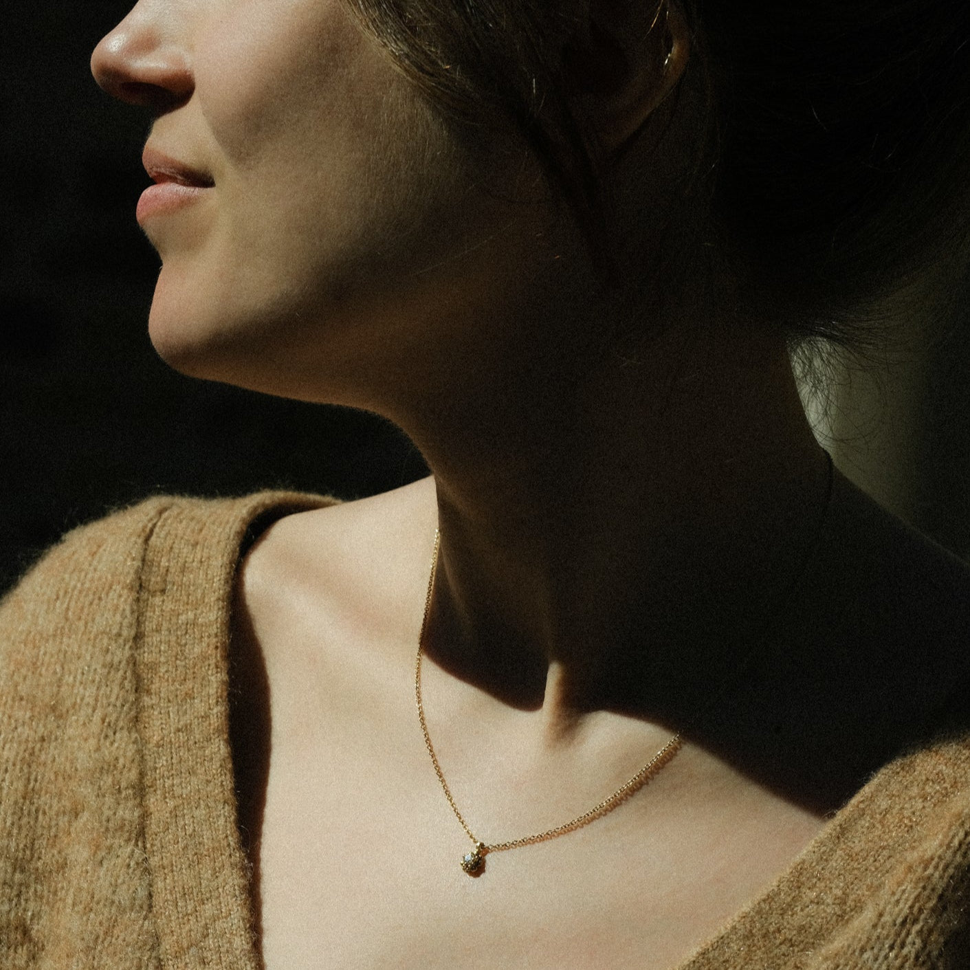 Cluster Pendant - Gold