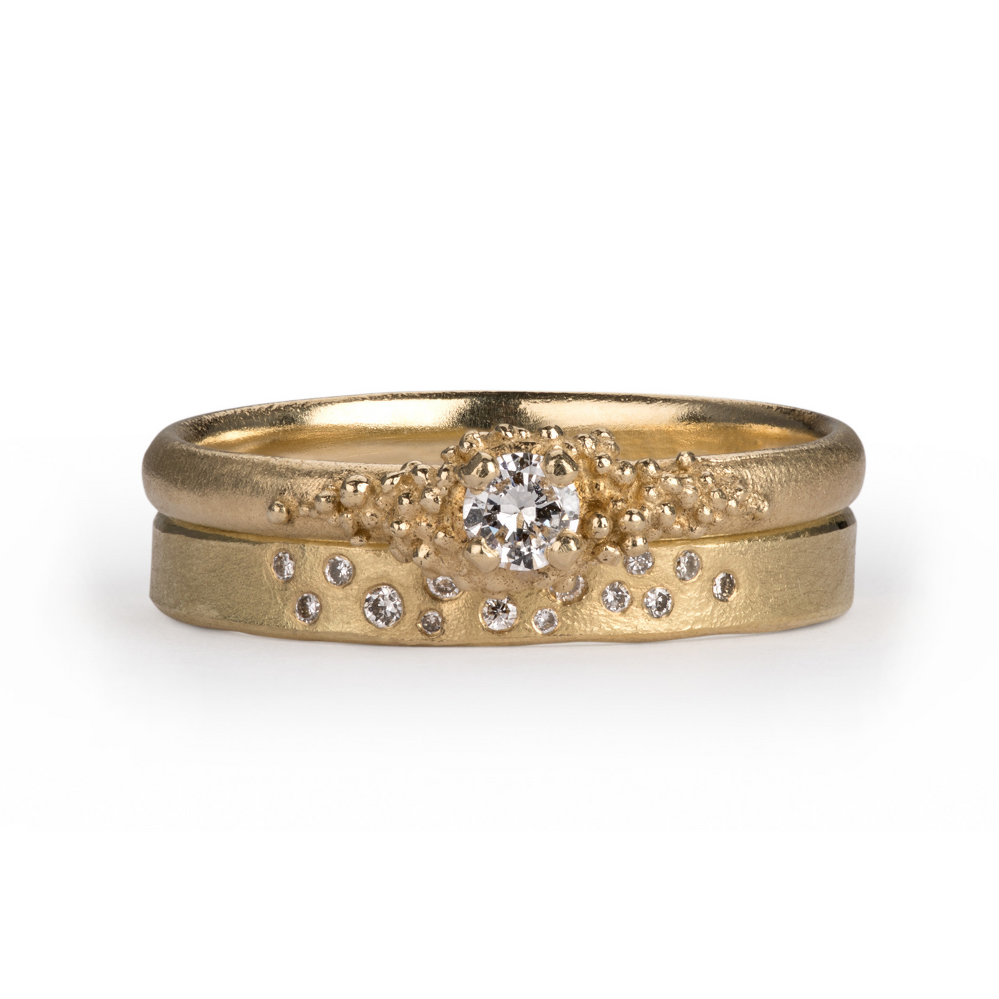 Wave Ring - Diamonds
