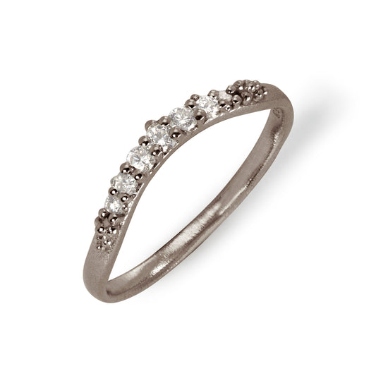 Diamond Contour Ring -  7 diamonds
