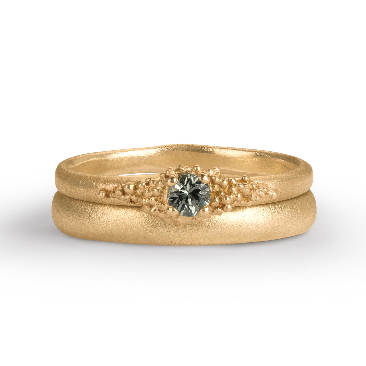 Court Wedding Band - 9ct Yellow Gold