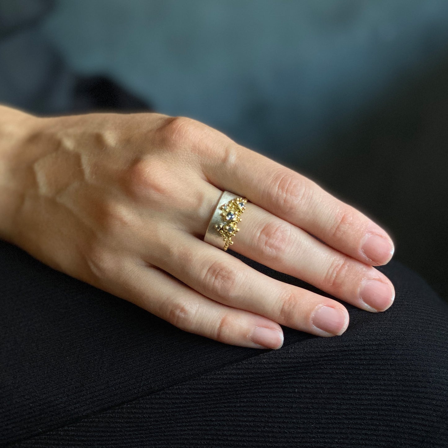 Crown Sapphire Ring