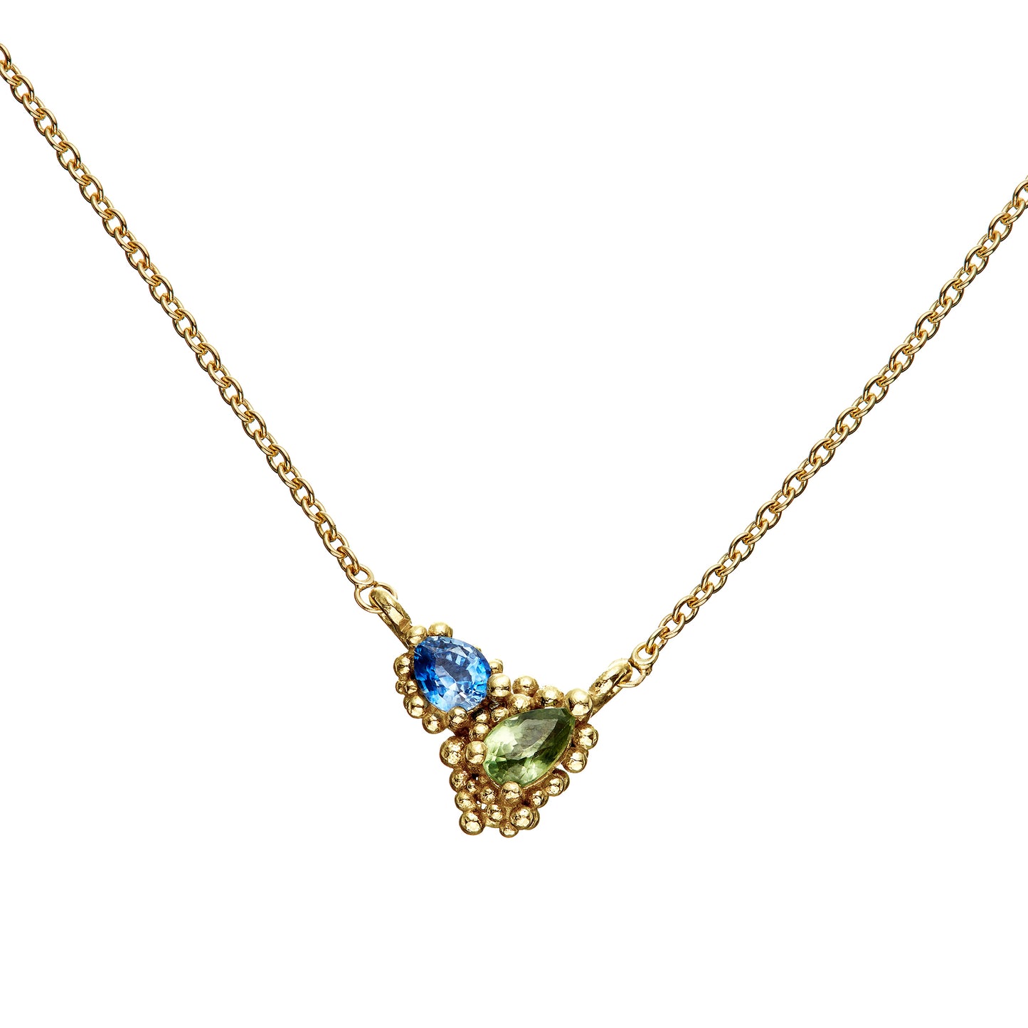 Dewdrop Pendant - Sapphires
