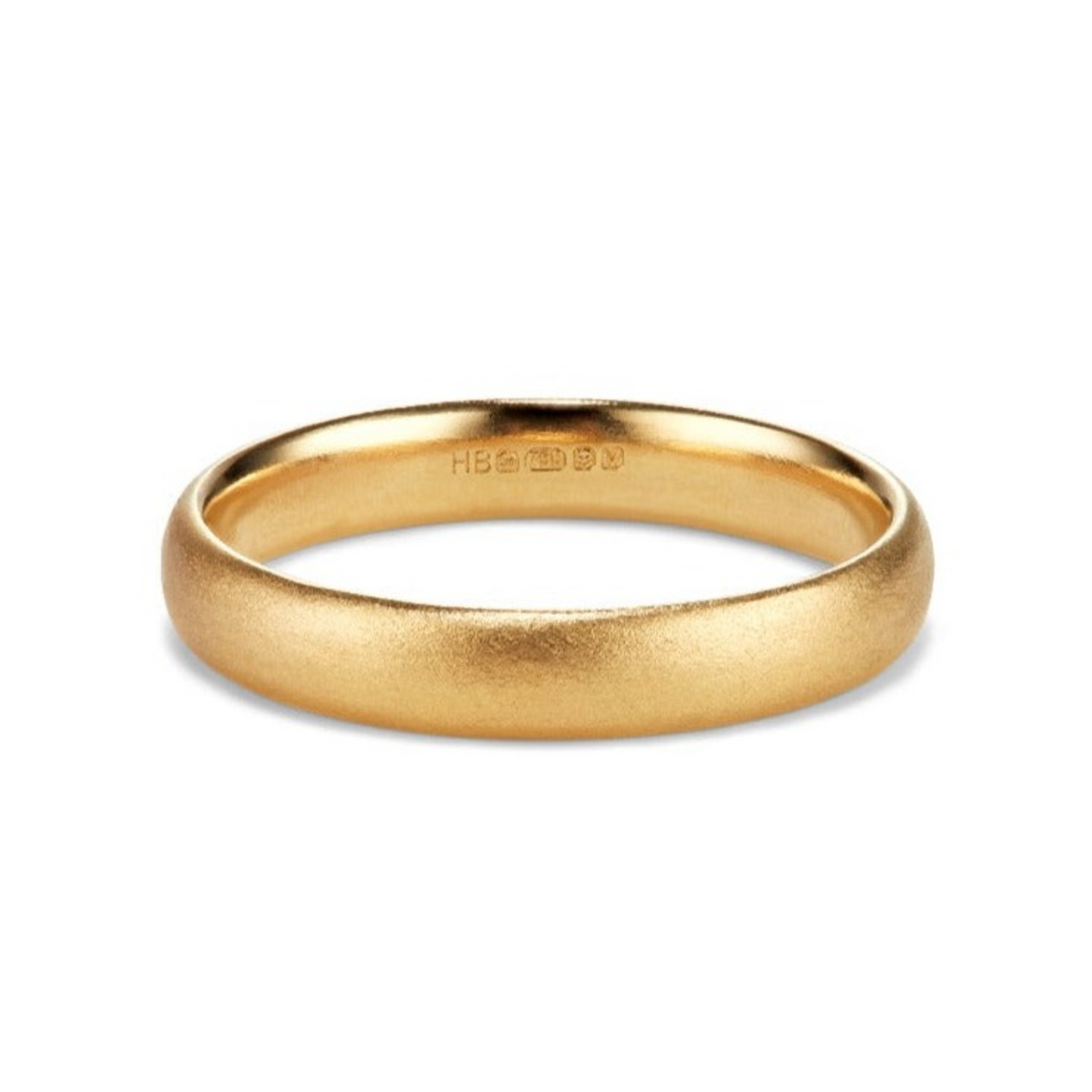 Court Wedding Band - 18ct Yellow Gold