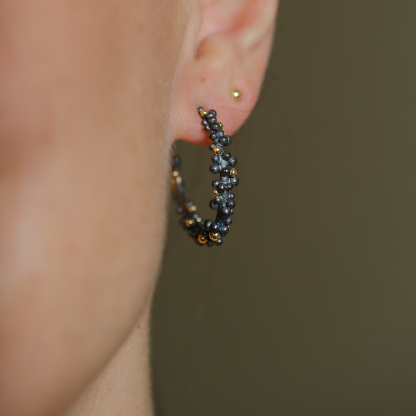 Granulated Hoops - Medium