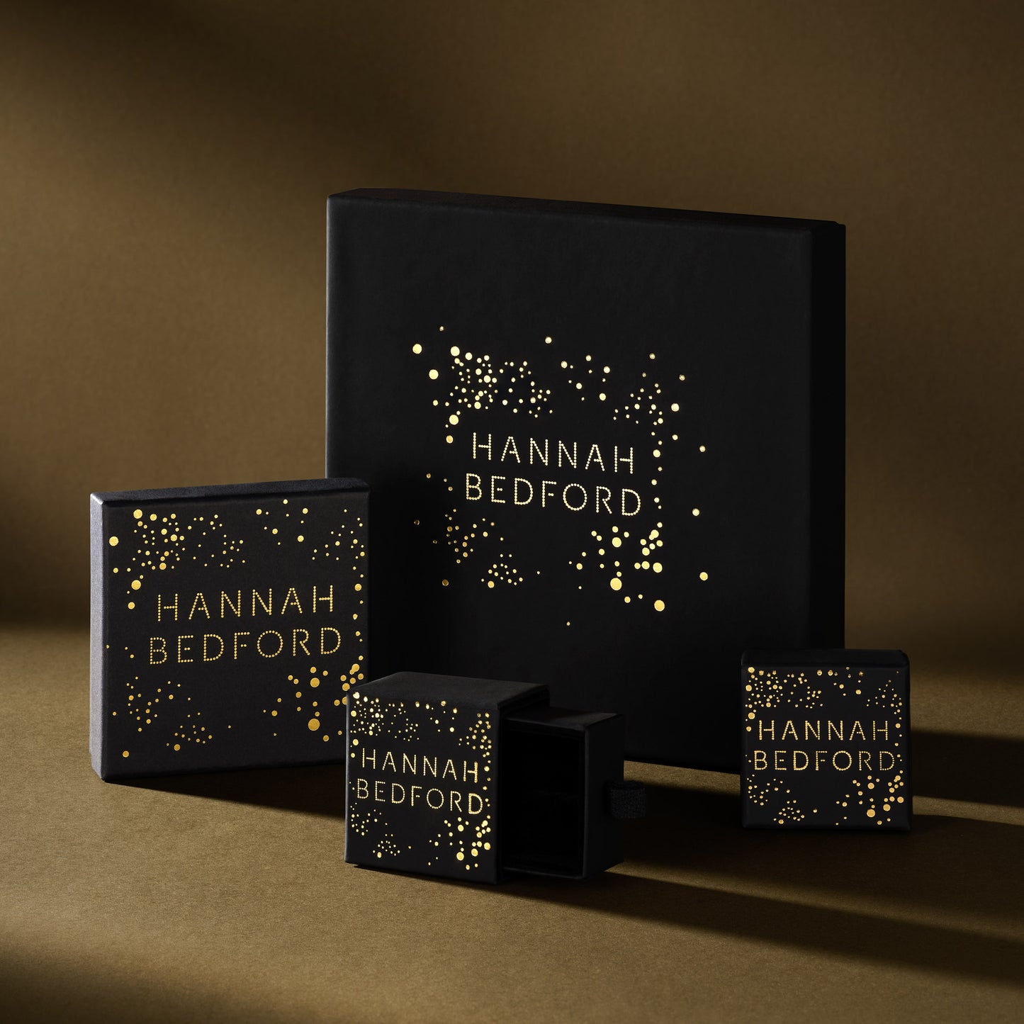 Scattered Garnet Ring