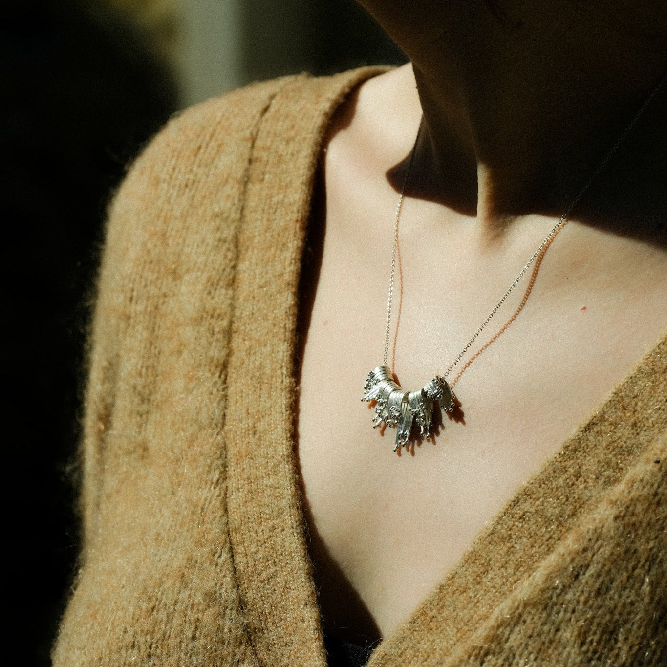 Tidal Pendant - Silver