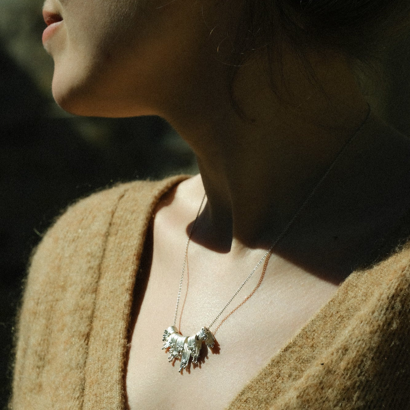 Tidal Pendant - Silver
