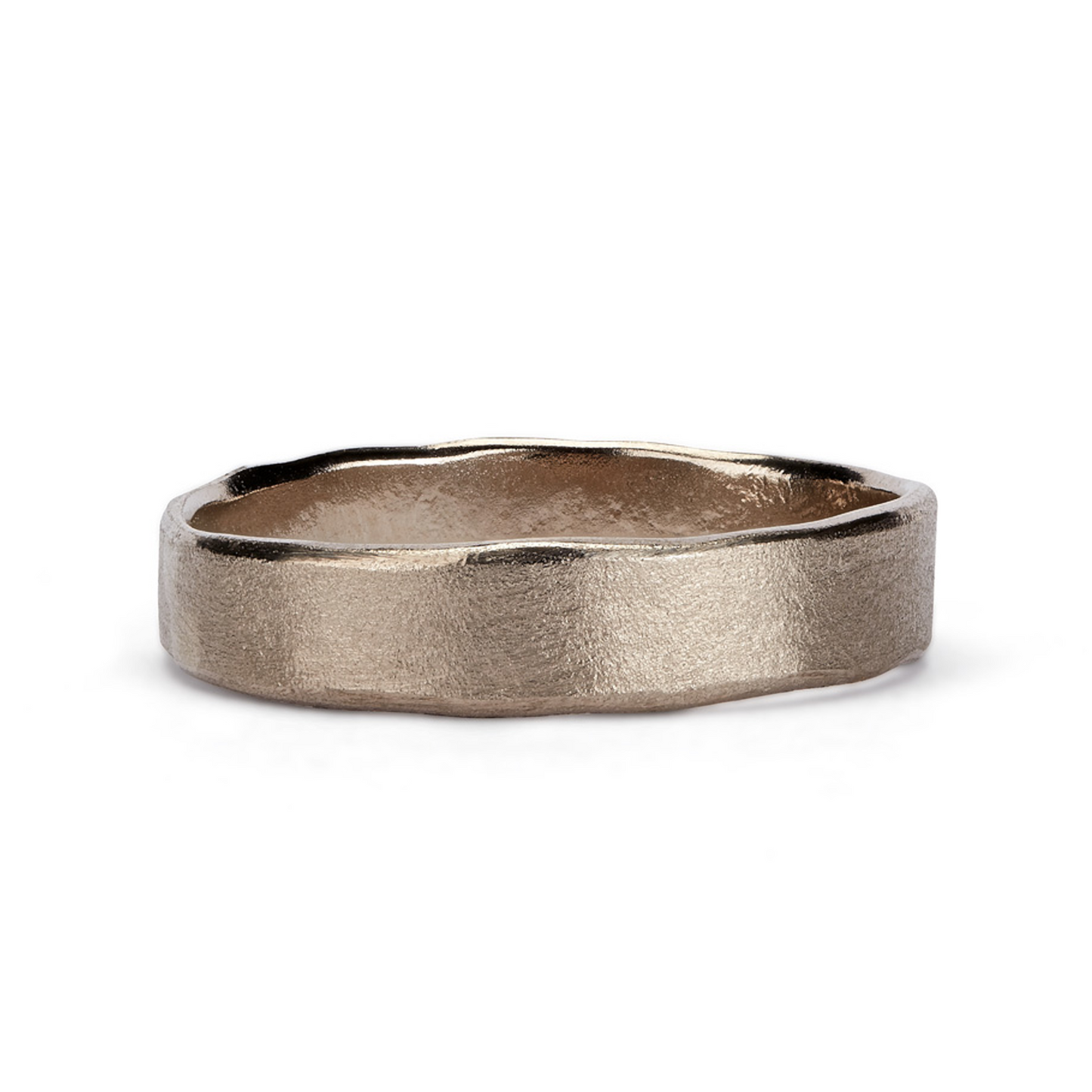 Wave Ring - 18ct White Gold