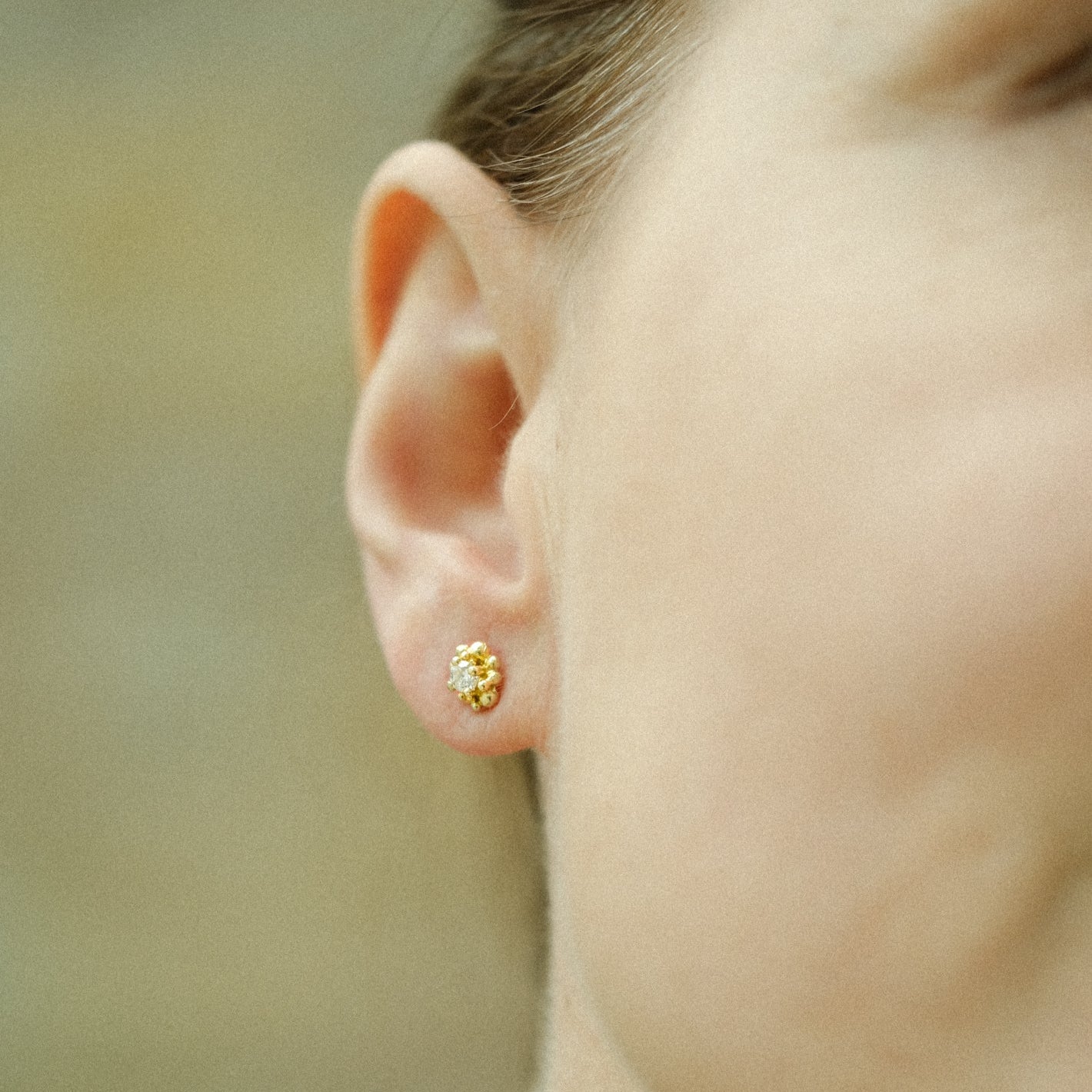 Cluster Earrings - Diamonds