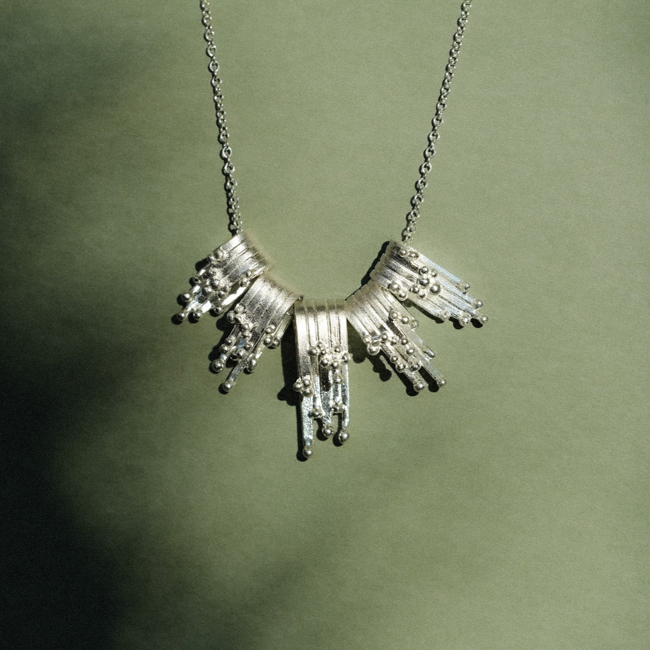 Tidal Pendant - Silver