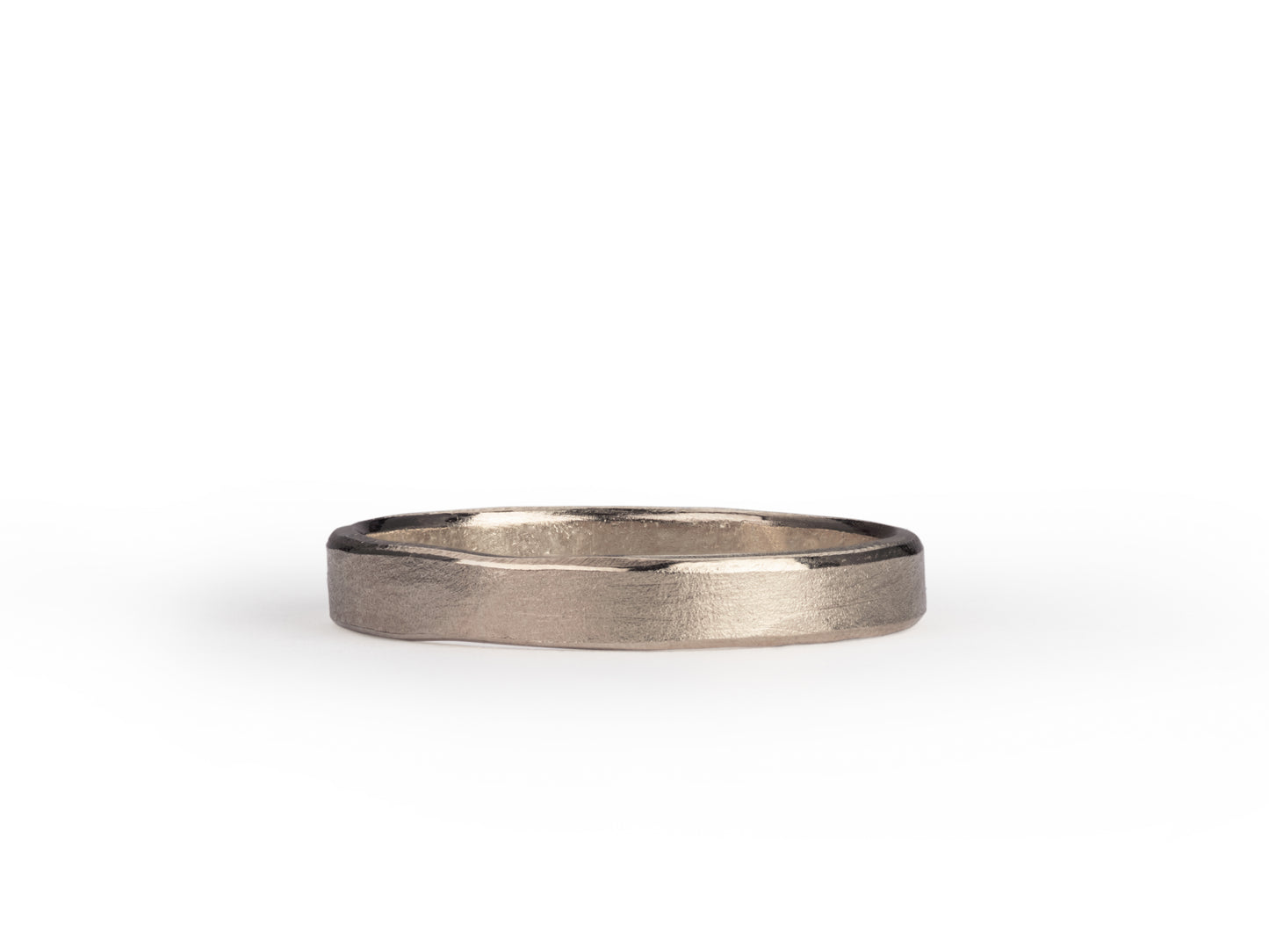 Wave Ring - 18ct White Gold