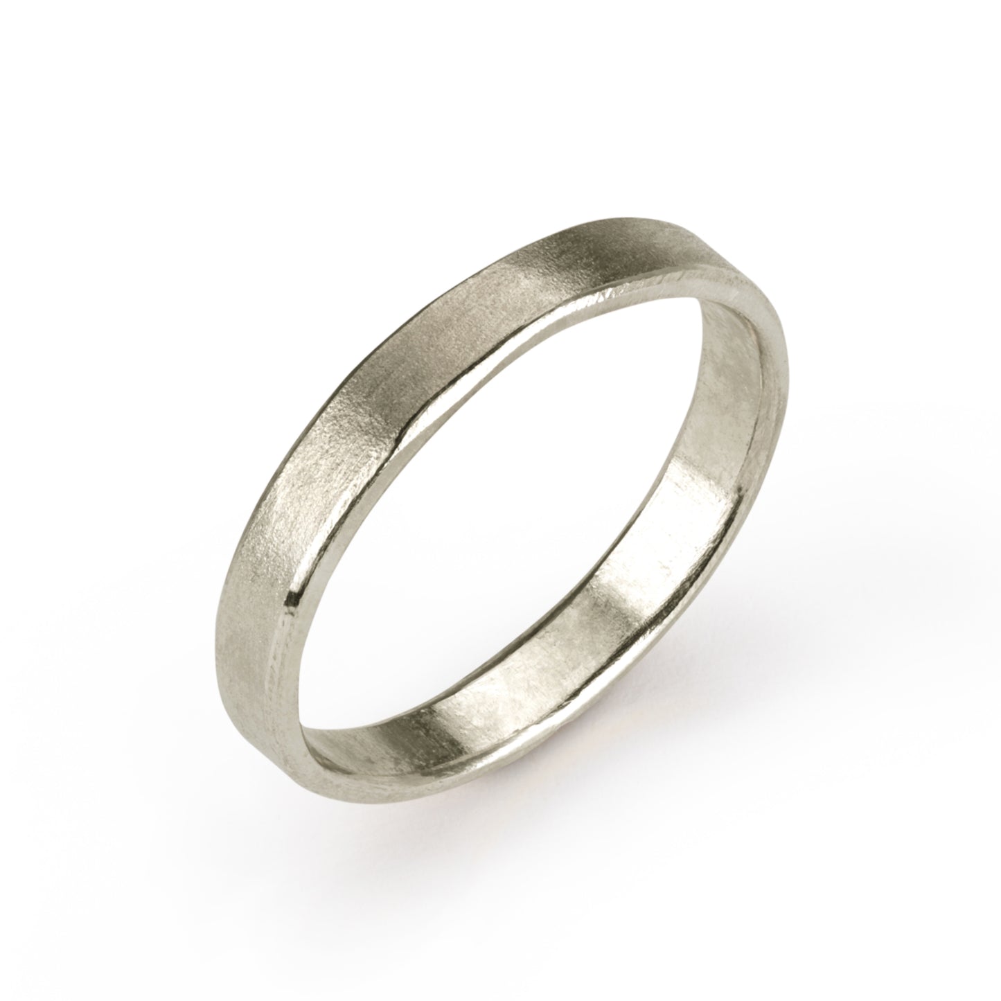 Wave Ring - 9ct White Gold