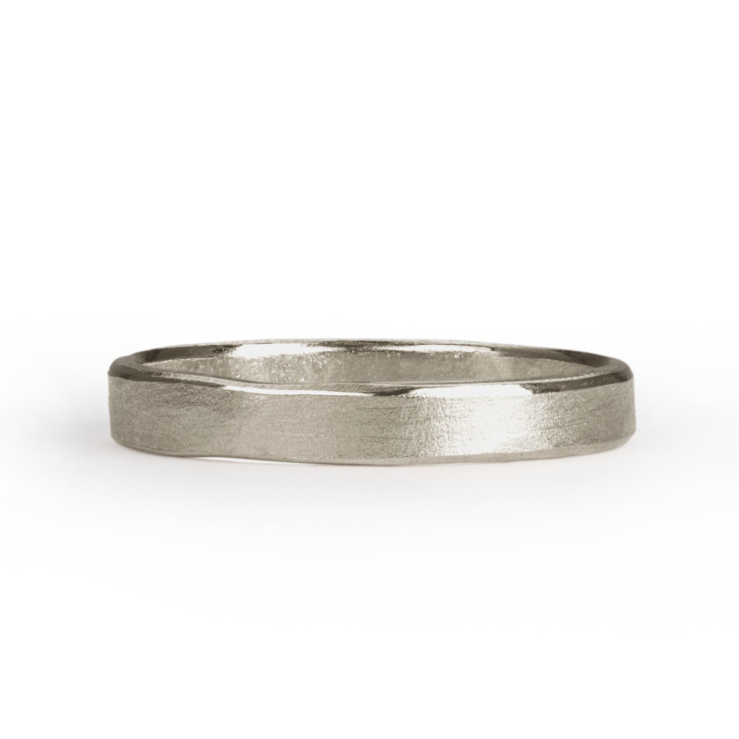 Wave Ring - 9ct White Gold