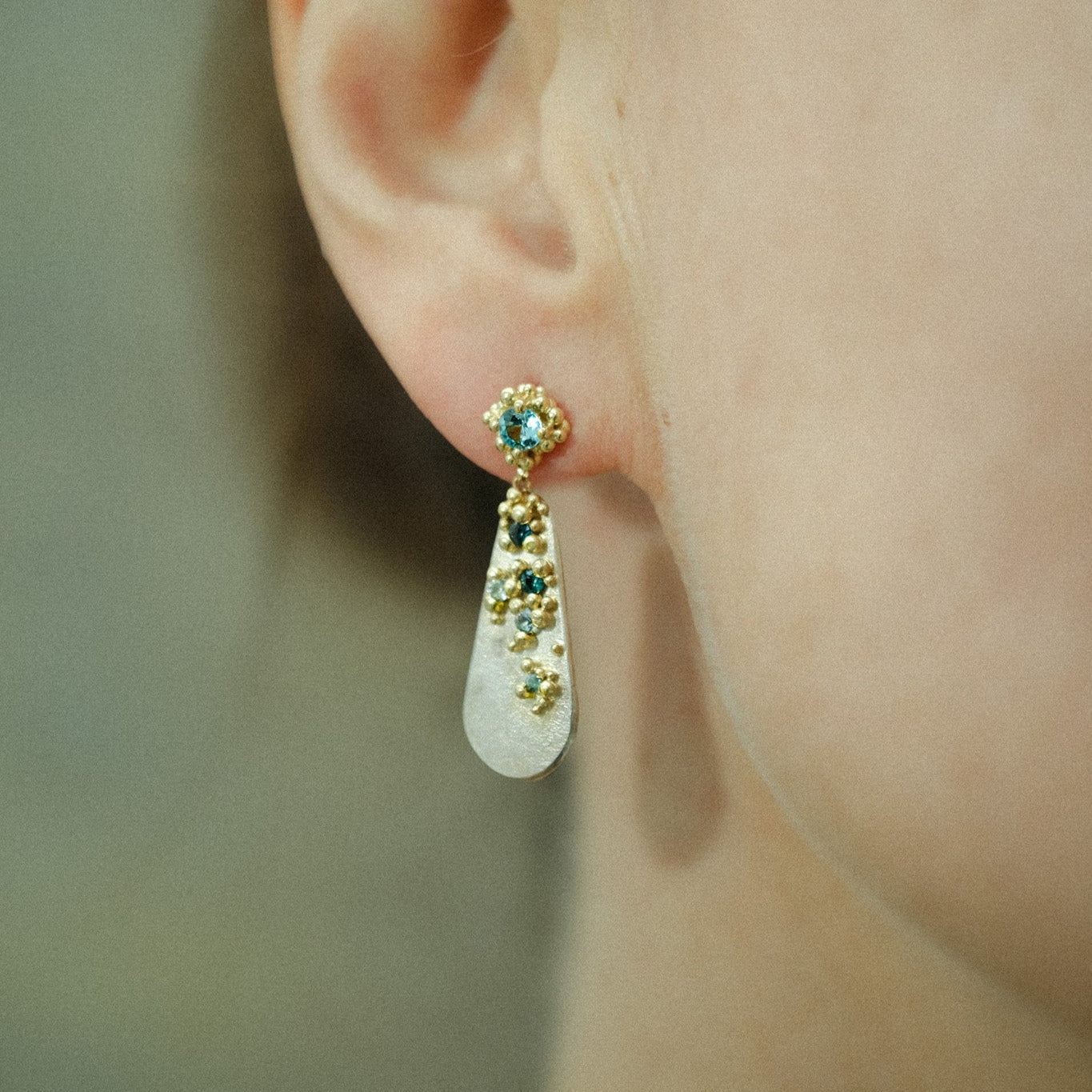 Adorn Ocean Earrings - Zircons