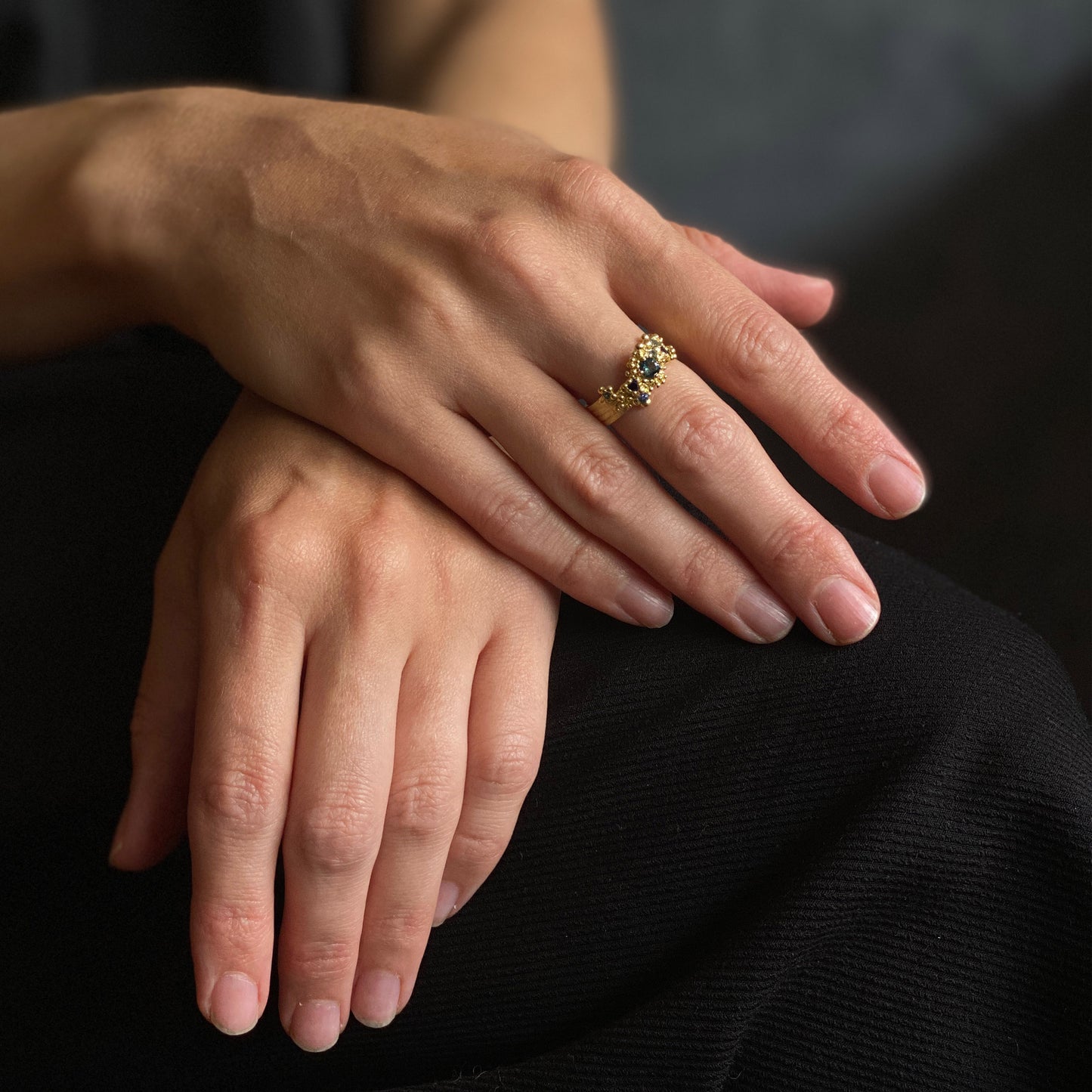 Whorl Ocean Ring