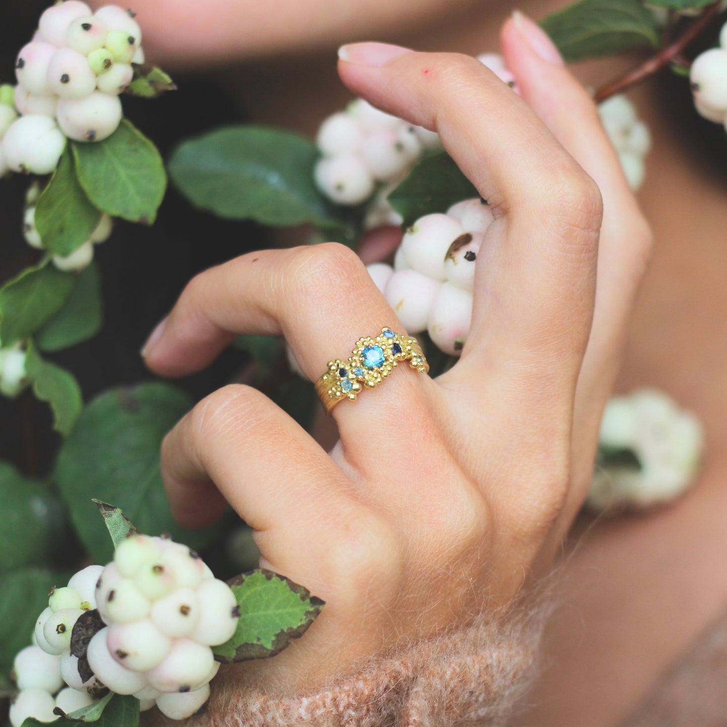 Whorl Ocean Ring