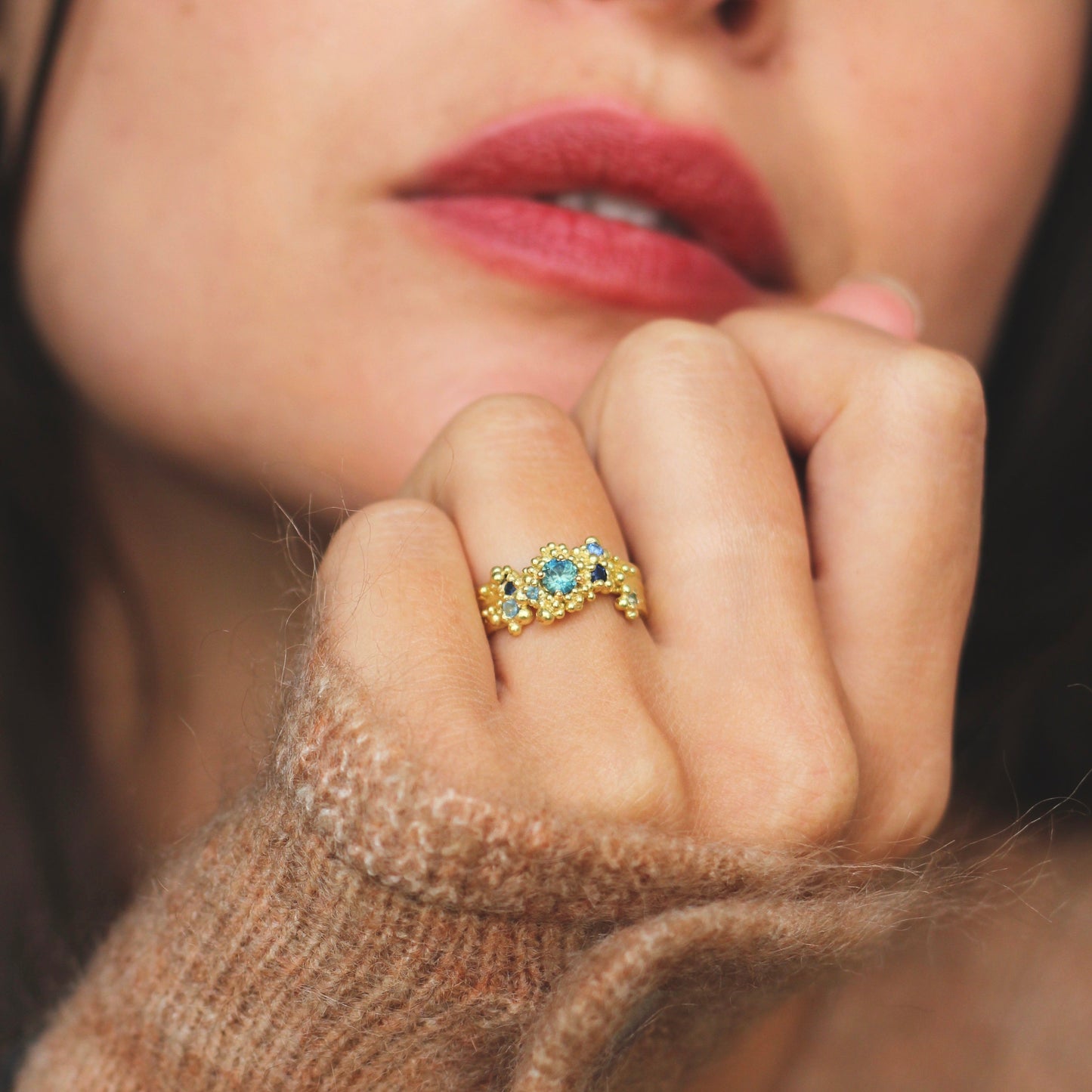 Whorl Ocean Ring