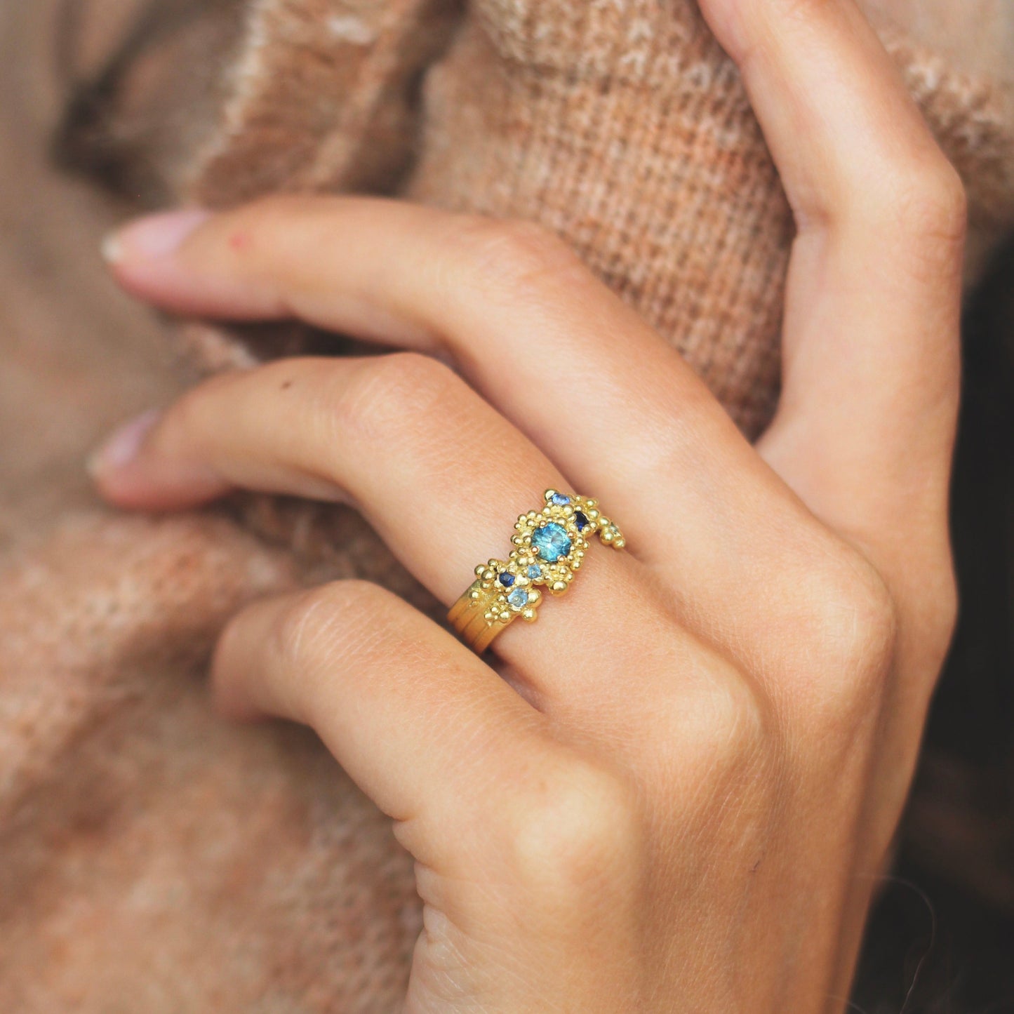 Whorl Ocean Ring