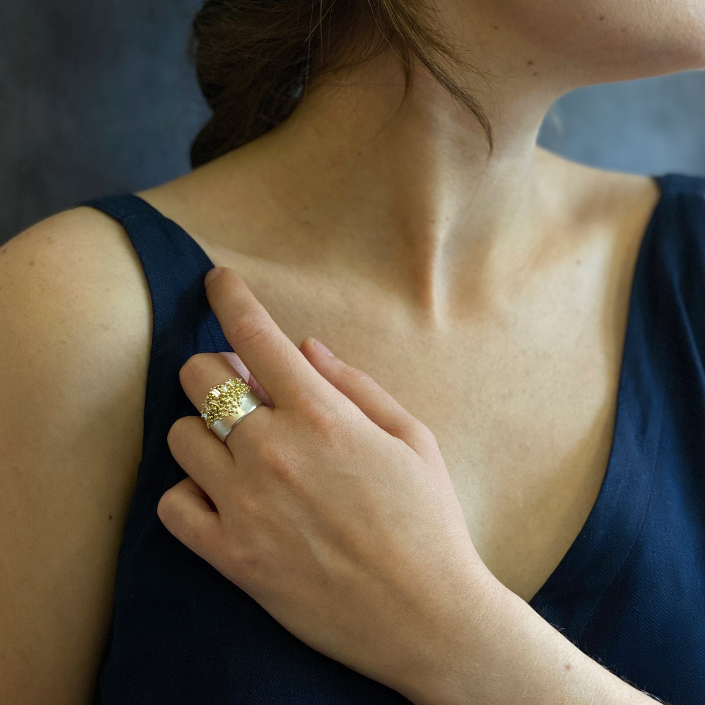Baguette Crown Ring
