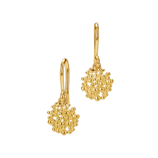 Berry Drop Earrings - Gold Plated