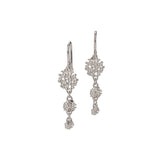 Berry Triple Drop Earrings