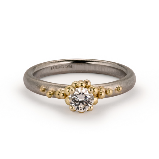 Cluster Diamond Ring - Mixed Metals