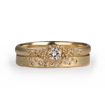 Wave Ring - Diamonds