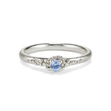 Cluster Ring - Silver & Cornflower sapphire