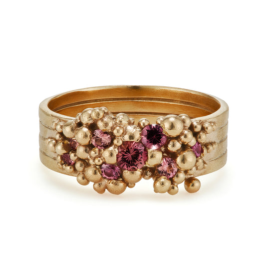 Cognac Whorl Ring