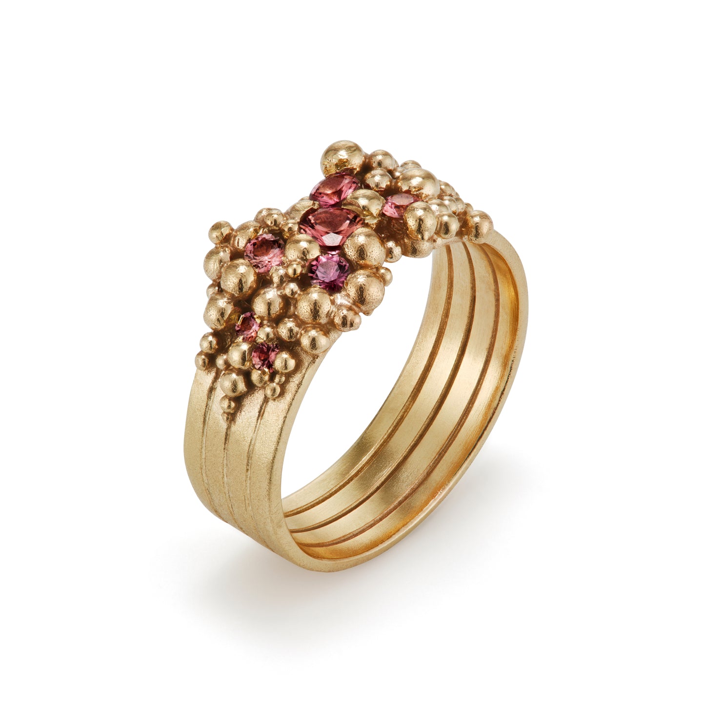 Cognac Whorl Ring