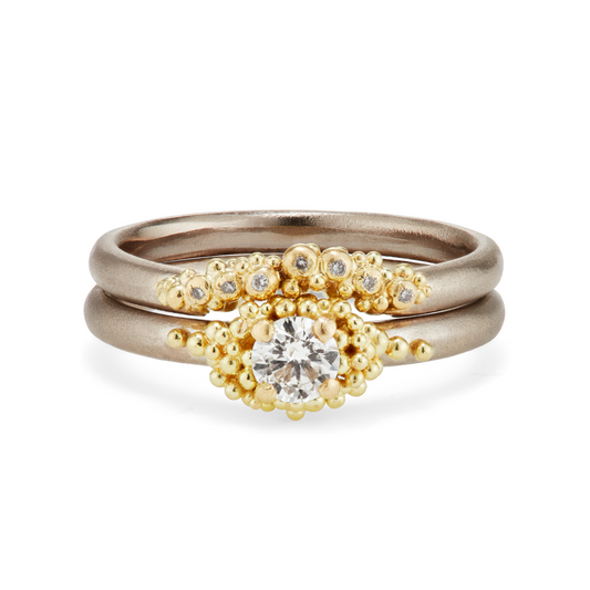 Contour Granule Ring - Mixed Metals