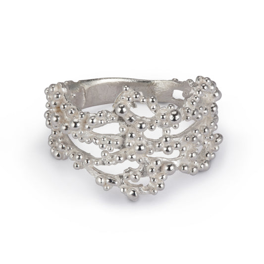 Coral Lace Ring