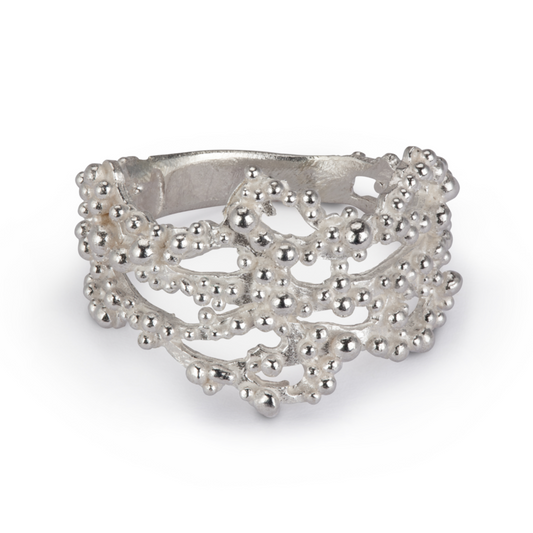 Coral Lace Ring