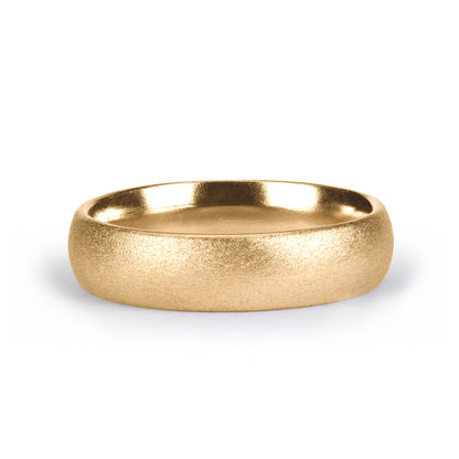 Court Wedding Band - 9ct Yellow Gold