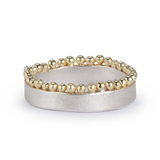 Crown Ring - silver and gold