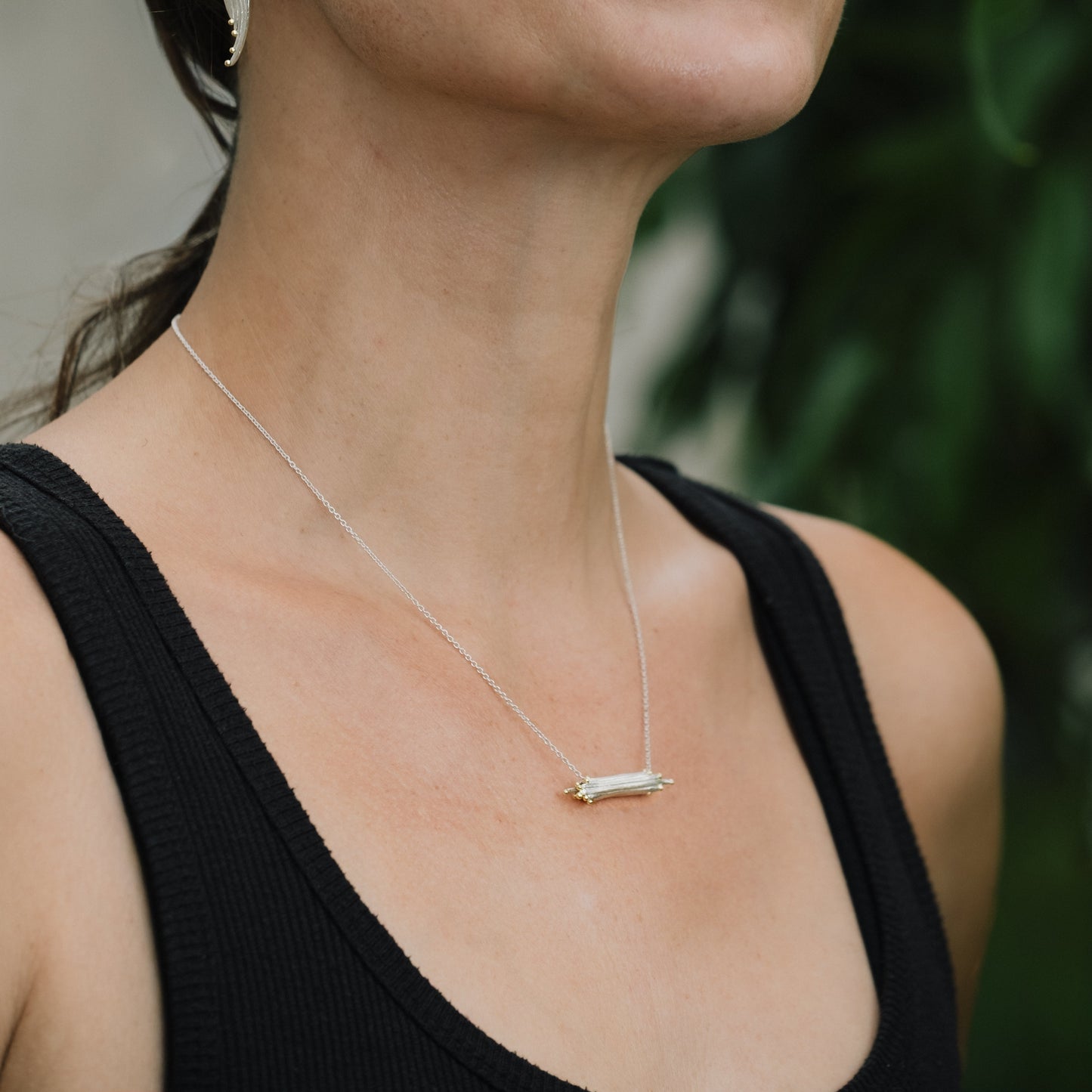 Driftwood Spinner Necklace
