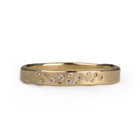 Wave Ring - Diamonds
