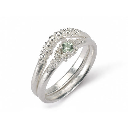 Cluster Ring - Silver & Sapphire
