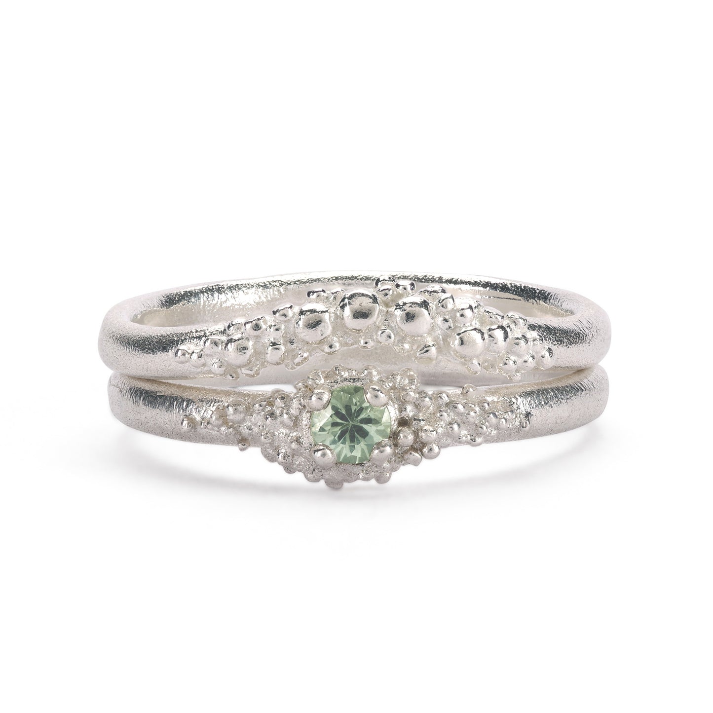 Cluster Ring - Silver & Sapphire