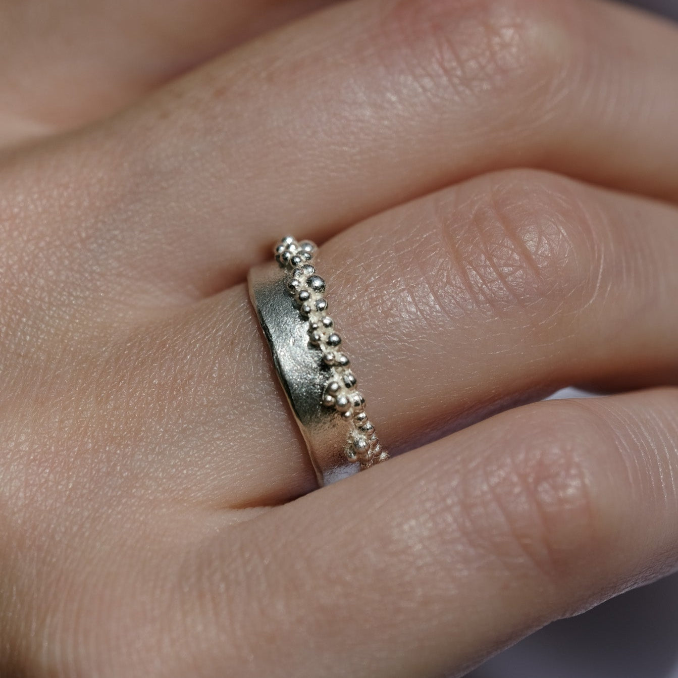Froth Ring - silver