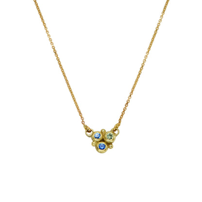 Cluster Granule Pendant Triplet
