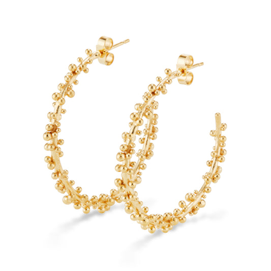 Granulated Hoops - Large