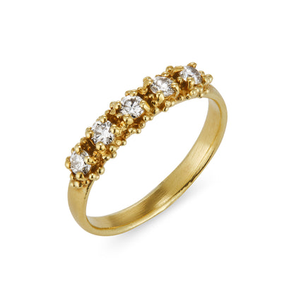 Cluster Ring - Five Diamonds
