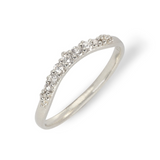 Diamond Contour Ring -  7 diamonds