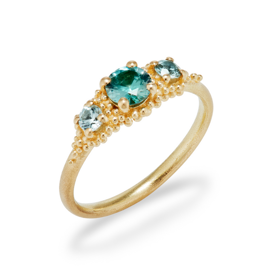 Triple Cluster Ring - Zircons