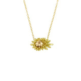 Sea Urchin pendant - Gold