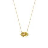 Sea Urchin pendant - Gold