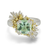 Reef Urchin Cocktail Ring - Green Amethyst